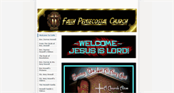 Desktop Screenshot of faith-pentecostal-church.weebly.com