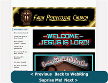 Tablet Screenshot of faith-pentecostal-church.weebly.com