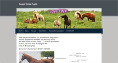 Desktop Screenshot of colonhorsefarm.weebly.com