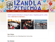 Tablet Screenshot of izandlazethemba.weebly.com