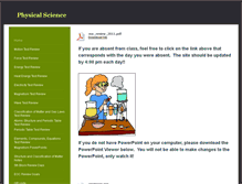 Tablet Screenshot of albphysicalscience.weebly.com