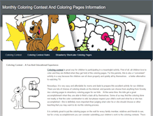 Tablet Screenshot of coloringcontest.weebly.com