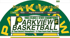 Desktop Screenshot of parkviewbasketball.weebly.com